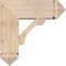 Ekena Millwork Legacy Arts and Crafts Smooth Bracket w/ Offset Brace, Douglas Fir, 7 1/2"W x 20"D x 20"H BKT0806X20X20LEC03SDF - alternate 3